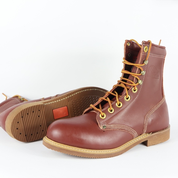 carolina steel toe logger boots